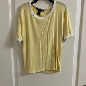 Yellow tee